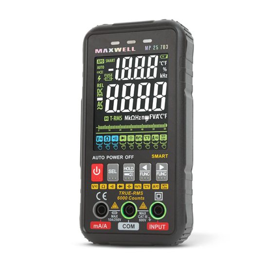 Automaticky multimeter z displejom